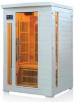 Salle de sauna en bois Sona avec puissance de vapeur sèche de 3kW Matériau principal en bois massif de pin et d'épicéa
