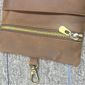 Pochette de rangement pour balles de golf Boshiho en cuir véritable, sport, luxe, imperméable, design durable, organiseur d'accessoires de golf, sac pratique - Product Image 5