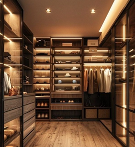 Armarios con pantalla táctil LED con recordatorios <span class=keywords><strong>de</strong></span> cuidado <span class=keywords><strong>de</strong></span> la ropa para dormitorios principales <span class=keywords><strong>de</strong></span> lujo y gestión inteligente <span class=keywords><strong>de</strong></span> armarios - Product Image 1