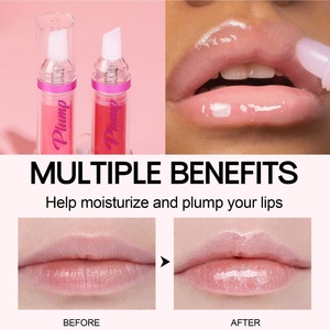 Votre Logo Plump & Pout huile de menthe poivrée rose légalement chaud repulpant Boost vitamine E hydratant soin rouge à lèvres lèvres maquillage plus dodu - Product Image 4