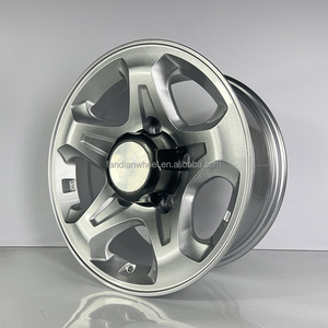 Jantes en alliage REW 16x7J <span class=keywords><strong>16</strong></span> <span class=keywords><strong>pouces</strong></span> pour voitures particulières, pour le marché secondaire, bonne performance, finition argentée, 5 branches, trous pour <span class=keywords><strong>BBS</strong></span> - Product Image 2