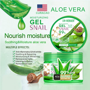 Crema de Gel de Aloe Vera antiacné reparador de piel de alta calidad, crema hidratante calmante, Gel de Aloe Vera de etiqueta privada - Product Image 4