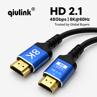 Câble HDMI 2.1 8K HD à prix d'usine, 48 Gbit/s, ultra haute vitesse, pour l'approvisionnement de projets