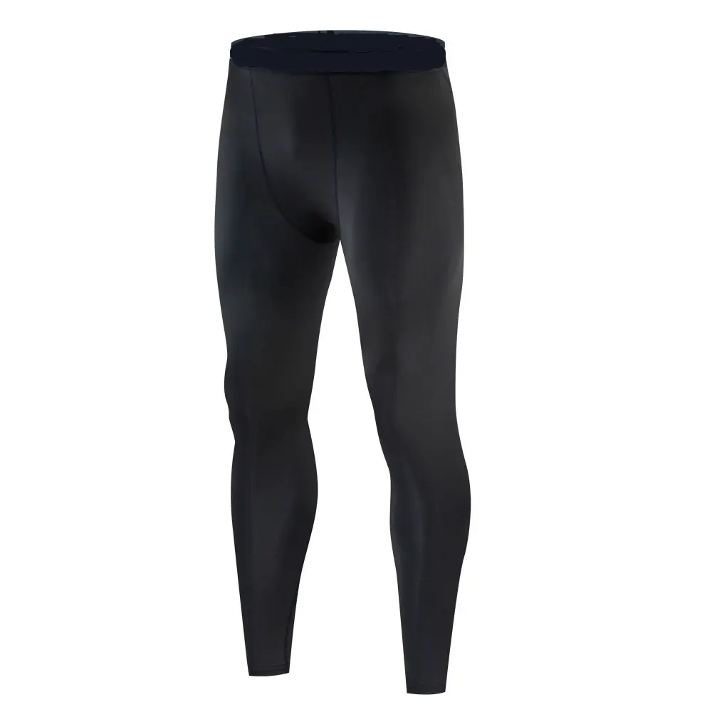 Mens Compressão Leggings Basquete Leggings Sports Workout Black Tights Treinamento Exercício Calças