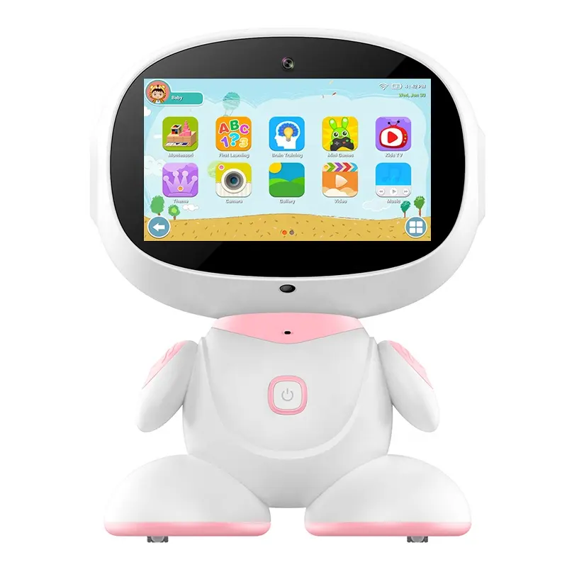 Robô de caminhada inteligente, crianças, brinquedos educativos, câmera inteligente, robô aprendizagem