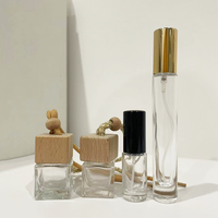Diffuseur de parfum pour voiture en verre, vente en gros, diffuseur d'arômes suspendu pour voiture, flacon de 10 ml