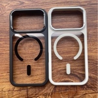 Étui magnétique pour iPhone 18 Pro Max, deux-en-un, bords souples, dos rigide, moulage par injection acrylique