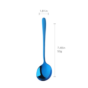Cuillères à café et à thé populaires en acier inoxydable, cuillères à thé dorées, cuillères à mélanger pour soupes, couverts, cuillères <span class=keywords><strong>de</strong></span> service <span class=keywords><strong>de</strong></span> <span class=keywords><strong>Noël</strong></span> - Product Image 6