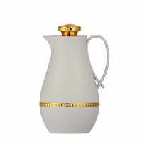 Bouteilles d'eau isothermes portables de 1000 ml grande capacité avec couvercle, style arabe, isolation 12-24 heures, vente en gros pour la maison