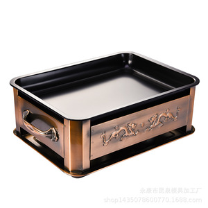 Commercial Charcoal Grill For Fish Non Stick Rectangular Thickened Grilling Pan For Home Restaurant Use - Product Image 4