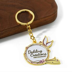 Promoción: Llavero de aluminio con logotipo de diseño personalizado, colgante esmaltado para identificación de mascotas, placa de identificación de acero inoxidable grabada en metal en blanco para perros. - Product Image 5