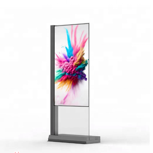 شاشة عرض نافذة زجاجية ملونة كاملة مرنة داخلية عالية الشفافية لمتاجر التجزئة SDK سعر الفيديو - Product Image 3