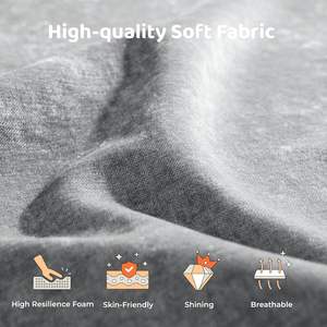 <span class=keywords><strong>Lit</strong></span> rembourré minimaliste à commande par courrier moins cher avec tête <span class=keywords><strong>de</strong></span> <span class=keywords><strong>lit</strong></span>, plateforme rembourrée <span class=keywords><strong>de</strong></span> mousse <span class=keywords><strong>de</strong></span> 5 pouces, assemblage facile, article <span class=keywords><strong>de</strong></span> bricolage rapide - Product Image 5