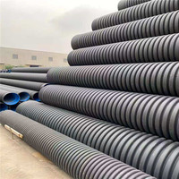Tuyau de drainage flexible en PEHD ondulé en spirale à bas prix 2025, tube ondulé 125 Pead