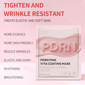 Straffende rosa Glashaut Vitamin B12 Beschichtung Lachs DNA PDRN Maske Kollagen Gesichts maskierung Blatt <span class=keywords><strong>Korea</strong></span> - Product Image 5