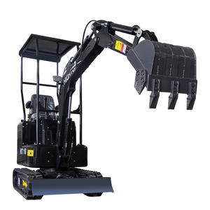 Mini excavadora Excavadora de zanjas de 1 tonelada con pluma oscilante Pulgar hidráulico <span class=keywords><strong>Clib</strong></span> Cubo de 400mm - Product Image 6