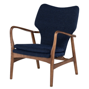 Sillón trasero PTK Silla ocasional Sofisticación Asiento acolchado de lana moderno y tapizado de contorno - Product Image 1