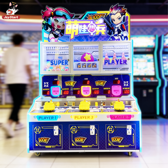 Live Ammunition Adventure 3 Person Interactive Shooting Machine Plastic Wooden Box Coin Operated 1 Year Warranty English