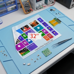 32 Inch Touch <b>Foil</b> Film with USB Interface 20 Point Multi Touch for Retail Shop <b>Window</b> Interactive Display - Product Image 1