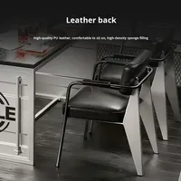 Ensemble de mobilier industriel moderne et écologique pour restaurants, pubs, cafés, écoles, salles de séjour, centres commerciaux, gymnases et salles à manger, comprenant tables, chaises, tabourets de café, banquettes en fer forgé