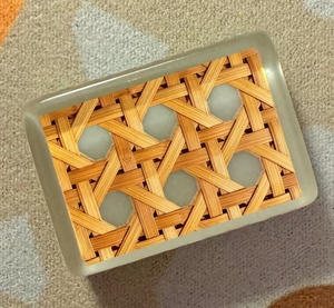 Juego de Mahjong Americano de Lujo de 2 Capas de Acrílico, 160 Piezas, Patrón de Pájaro, Fichas de Mahjong Grabadas Personalizadas - Product Image 1
