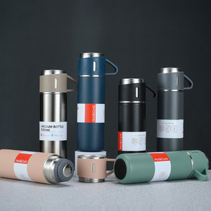 Ensemble cadeau de tasses à livraison rapide, ensemble de thermos en acier inoxydable de 500 ml, ensemble cadeau de bouteilles, ensemble de flacons isothermes en gros - Product Image 4