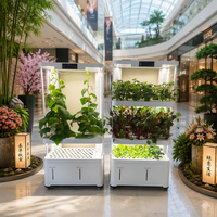 Système de culture hydroponique vertical intelligent pour la maison, jardinière mobile intelligente avec éclairage LED pour les herbes