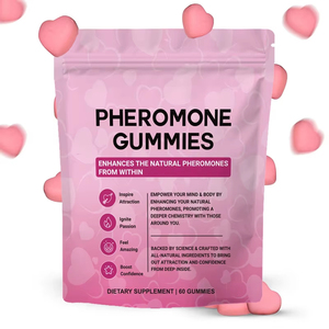 Complément Alimentaire Énergétique en Gummies à la Saveur de Fruits en Forme de Cœur, Mélange d'Herbes Naturelles, Formule Végétale, 60 Unités, pour Femmes Enceintes - Product Image 3