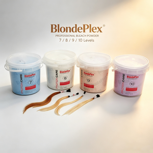 Poudre décolorante professionnelle BLONDEPLEX pour coloration capillaire, 7 8 9 10 niveaux, 500g, OEM/ODM - Product Image 1