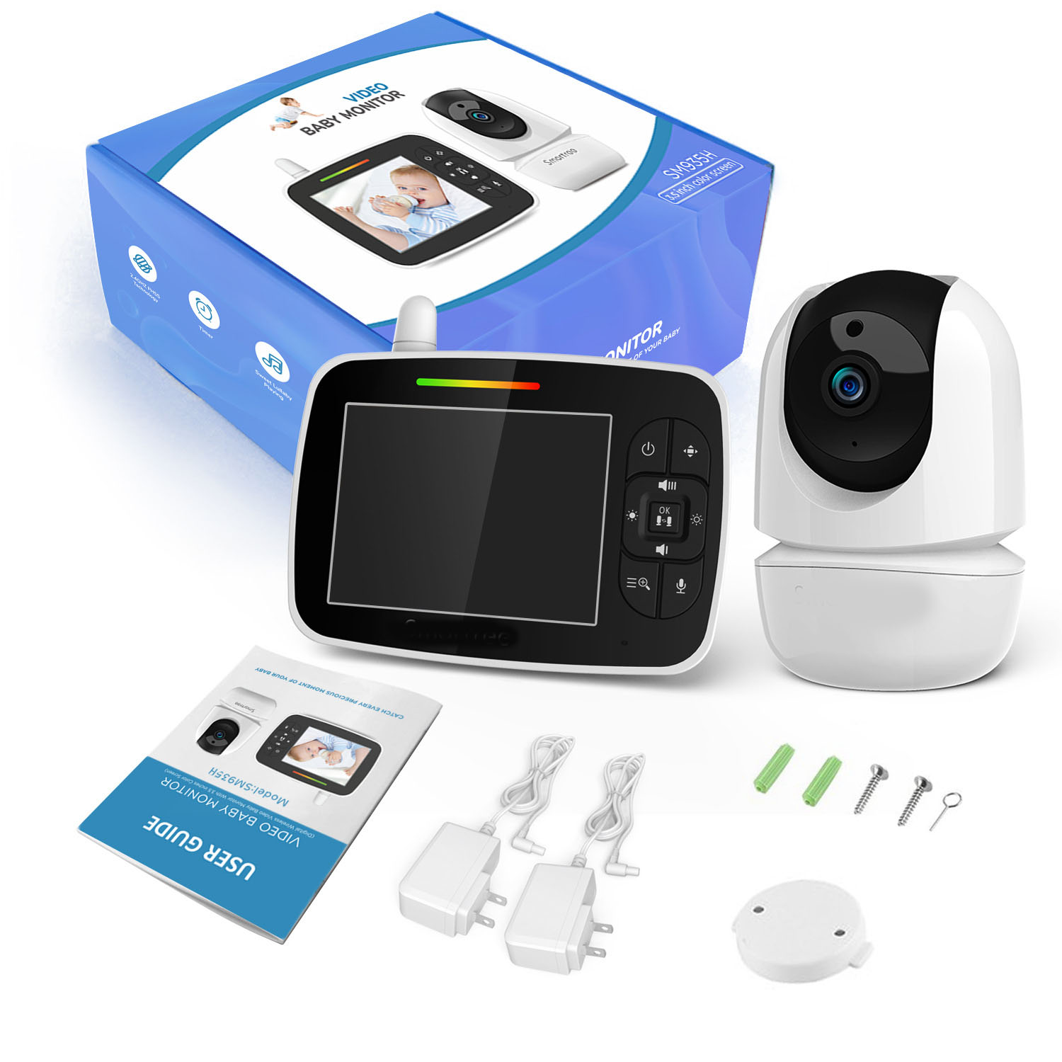 Factory stable quality hot bebe monitor camera with night version