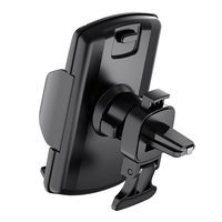 Support de téléphone à ventouse et aimant pour grille d'aération - Mains libres, rotation à 360°, antidérapant, plastique durable, fixation automatique