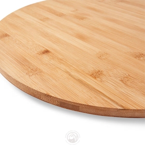 Moderno 360 grados giratorio bambú Lazy Susan tocadiscos de pie tipo hogar pastoreo platos entretenidos soportes de almacenamiento bastidores - Product Image 6
