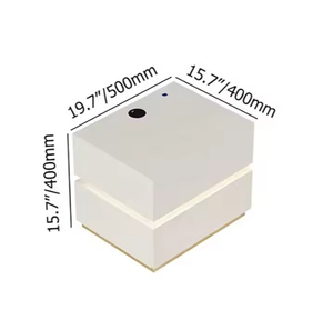 Luxury Modern <strong>Minimalist</strong> Black Wood <strong>Bedside</strong> <strong>Table</strong> with Wireless Charging Function Nightstand for Bedroom with Storage - Product Image 6