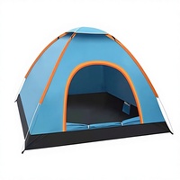 Tenda Camping Outdoor Terbaik dan Termurah untuk 1~4 Orang, Struktur Satu Kamar Tidur, Mudah Dipasang untuk Perkemahan Pop-up