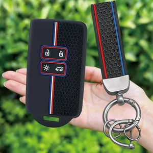 Étui de protection pour clé de voiture <span class=keywords><strong>Renault</strong></span> Koleos Captur Megane Clio Scenic Talisman <span class=keywords><strong>Arkana</strong></span> et Dacia Sandero - Accessoires - Product Image 4