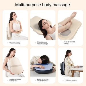 Coussin de siège ergonomique électrique 24W pour le corps entier, avec fonctions musicales, pour la maison et le bureau, pour les épaules, le cou, le dos et la taille - Product Image 2
