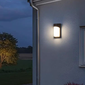 Lámpara <span class=keywords><strong>de</strong></span> Pared Exterior Moderna y Minimalista con Aleación <span class=keywords><strong>de</strong></span> Aluminio Fundido, Lente <span class=keywords><strong>de</strong></span> PC Blanca Difusa, Ultrabrillante para Patio, Villa, Balcón - Product Image 6