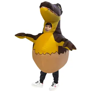 Inflatable डायनासोर अंडे कॉस्टयूम बच्चे हेलोवीन डिनो Cosplay वेशभूषा