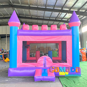 Château de saut de rebond <span class=keywords><strong>gonflable</strong></span> de videur de PVC de princesse de glace 13x13 maison de rebond commerciale intérieure et extérieure - Product Image 2