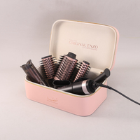 ENZO Professional 7 en 1, Rizador de Pelo Giratorio Desmontable, Peine de Aire Caliente, Plancha de Pelo, Secador de Pelo, Cepillo de Aire Caliente