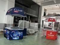 Carpa de mesa promocional pequeña a precio de fábrica, kiosco publicitario, gazebo, marquesina para eventos promocionales al aire libre y exposiciones