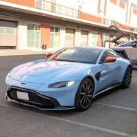 Nouveau produit, film vinyle pour voiture auto-adhésif sans bulles, brillant, bleu Zandvoort, TPU, PPF, anti-rayures, style luxueux, garantie 6 ans