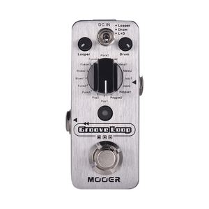 MOOER Loop Drum Machine & Looper Pedal 3 modos Max 20min Tiempo de grabación <span class=keywords><strong>Tap</strong></span> <span class=keywords><strong>Tempo</strong></span> True Bypass Pedal de efecto de carcasa de metal completo - Product Image 1
