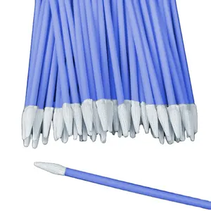 GI Supplier PCB Cleaning 100pcs Lint Free Small Sharp Pointed Clean Room Polyester Tip Swab