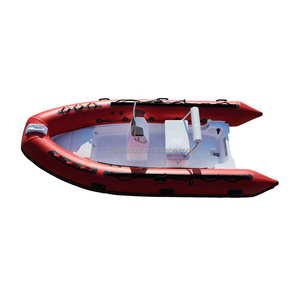 Yacht <span class=keywords><strong>de</strong></span> sport gonflable à coque semi-rigide <span class=keywords><strong>de</strong></span> <span class=keywords><strong>14</strong></span> <span class=keywords><strong>pieds</strong></span> en fibre <span class=keywords><strong>de</strong></span> verre à grande vitesse pour la pêche et la dérive - Product Image 4