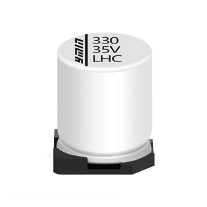 ตัวเก็บประจุแบบติดผิวชนิดอลูมิเนียม 35V โพลาไรซ์ รุ่น VKLB1001V220MVTM ความจุ 22 ยูเอฟ ของผู้ผลิต Channel - Product Image 1