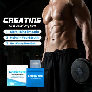 Amaz OEM Marque privée Bandelettes de dissolution de monohydrate de créatine Créatine Film mince oral Supplément de créatine Film soluble oral - Product Image 1