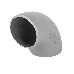 ASTM/ANSI/GB/JIS/DIN Codo de 90 grados Buttweld Sch 40 10 80 Accesorios de prensa de tubería de acero inoxidable pulido forjado de baja presión - Product Image 6