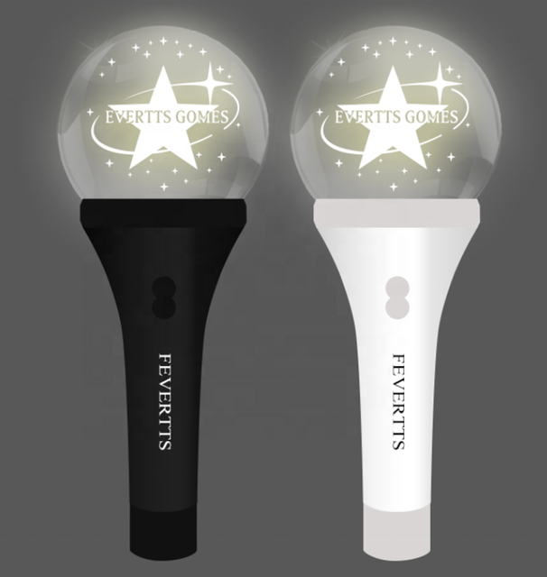 Custom Kpop Lightstick Button Switch Controlled Led Light Stick Concert Idol Official Lightstick Party Supplies