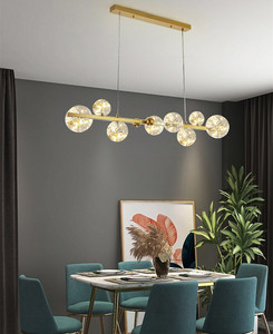 Simig lighting modern luxury gold glass bubble ball design unico moda <span class=keywords><strong>camera</strong></span> <span class=keywords><strong>da</strong></span> <span class=keywords><strong>letto</strong></span> foyer decor <span class=keywords><strong>lampadario</strong></span> - Product Image 6